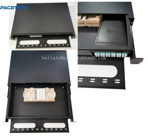 MPO/MTP Fibra óptica Patch Panel Frame Rack Mount MPO Cassette Module 1U 19 pulgadas 8 ~ 288 Core - Product Image 4