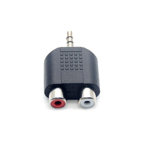 3,5mm Jack estéreo macho a 2 RCA enchufe hembra adaptador M/F 2RCA adaptador de Audio conector 3,5mm Cable de Audio para altavoz - Product Image 6