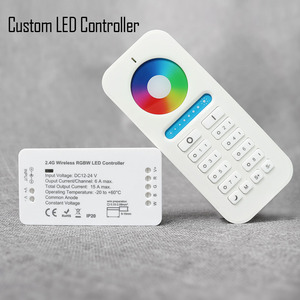 Контроллер светодиодной ленты RGB, 12 В, 30 А, CCT, rgbw, Светодиодная лента COB, Светодиодная лента, световой диммер, пользовательский Радиочастотный пульт дистанционного управления 2,4G, светодиодный контроллер - Product Image 2