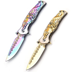 سكين قابل للطي في الهواء الطلق من الفولاذ المقاوم للصدأ عالي الصلابة متعدد الأغراض محمول جيب EDC للتخييم والبقاء على قيد الحياة OEM المتاحة - Product Image 1