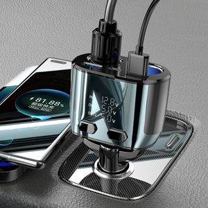 Multi-function Cigarette Lighter <strong>One</strong>-in-two Three-to-switch Plug Usb Car <strong>Charger</strong> QI Mobile Phone Fast <strong>Charger</strong> Car <strong>Charger</strong> - Product Image 3