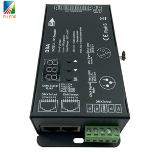 RGB LED şerit kontrol dimmerler için DSA DC5 ~ 24v DMX SPI TTL dekoder ürün kategorisi RF DMX RGBIC denetleyici RGB piksel dekoder - Product Image 6