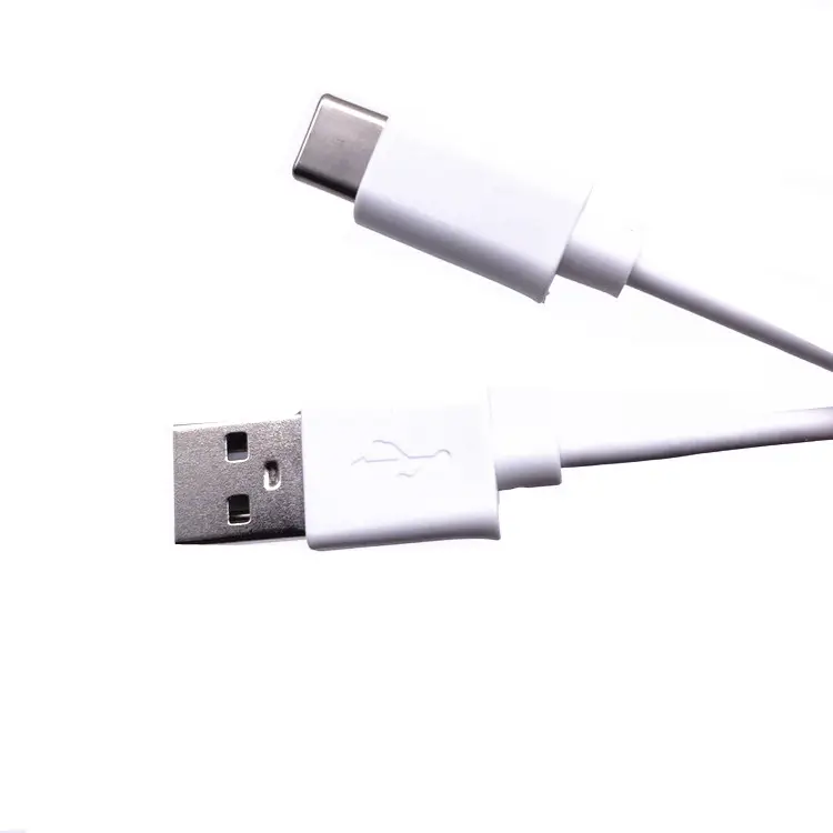 Кабель USB Type-C для быстрой зарядки кабель Type-c 1 м 2 м 3 м для Samsung Plus для Huawei ПВХ Наушники Аксессуары Ce белый