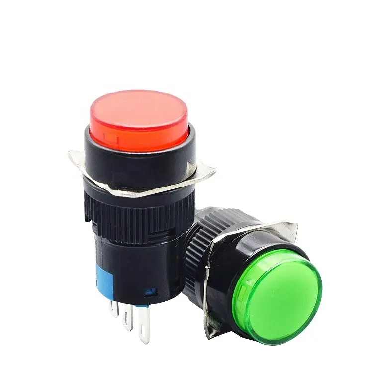 Jog switch on-off push button switch self-lock/momentary AB6-M inching switch