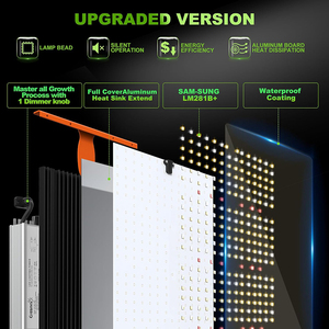 แผงไฟ LED เติบโต120วัตต์เต็มสเปกตรัมสำหรับ LM281B ซัมซุง, แผงไฟ LED 1200วัตต์ HID ปลูกต้นไม้ด้วยแสงยูวี IR เติบโต - Product Image 2