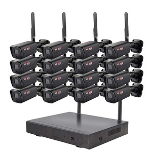 CCTV 3MP 16chセキュリティシステム16カメラwifi ip nvrキット家庭用監視用屋外ワイヤレスカメラシステム - Product Image 1