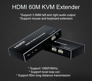 1080p KVM Extender mit lokalem Loop-Out und IR-Steuerung 60M Reichweite für Heimkino systeme - Product Image 5