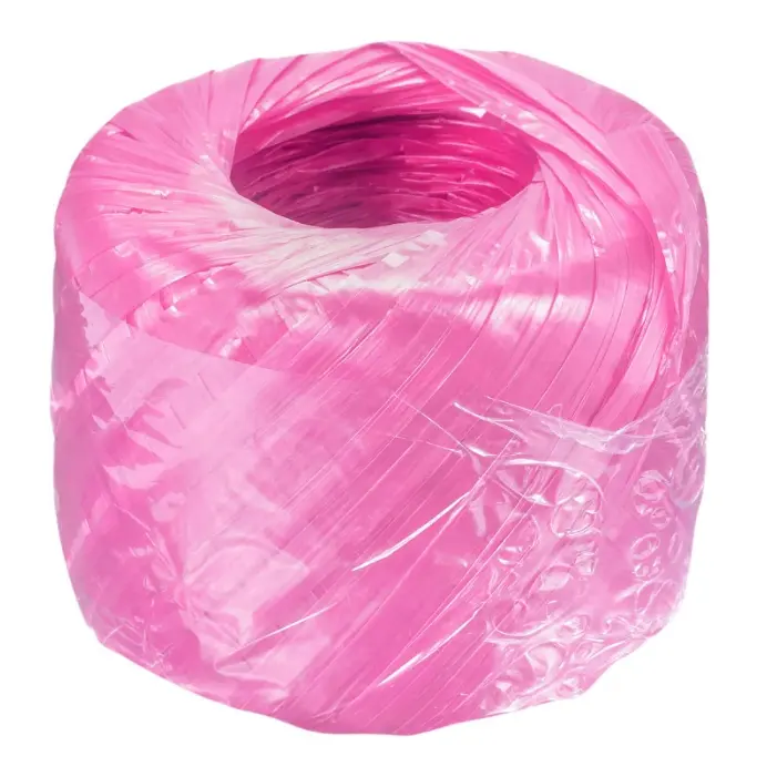 Boule de paille en Nylon Polyester corde en plastique coloré PP ficelle pour emballer des cordes de Film de déchirure de corde de raphia à haute résistance