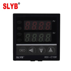 SLYB AC220V K Input Relay or <strong>SSR</strong> <strong>Output</strong> 48*48 <strong>PID</strong> Digital Oven <strong>Temperature</strong> <strong>Controller</strong> REX-C100 - Product Image 3