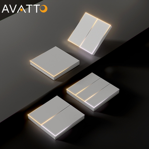 Tuto Tuya Wifi ab standart akıllı yaşam Tuya App kontrol akıllı ev ortam işığı akıllı duvar anahtarı - Product Image 1