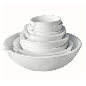 批发熔化陶瓷坩埚托盘耐火刚玉坩埚陶瓷实验室器皿坩埚 - Product Image 6