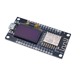 NodeMCU ESP8266 scheda di sviluppo con display 0.96 OLED CH-340 ESP-12E modulo WiFi Micro USB Micpythons ESP8266 kit - Product Image 4