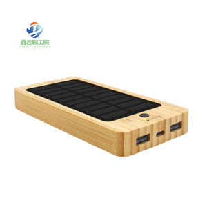 竹木外壳太阳能电源15w输出环保10000毫安时18650锂电池C型时尚实用组合 - Product Image 1