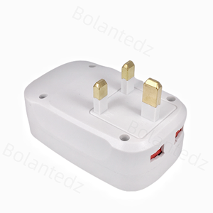 Hot Sales Usb Wall Outlet Dual Usb DC5V1A Wall Charger <strong>Two</strong> <strong>Input</strong> <strong>One</strong> <strong>Output</strong> Travel Conversion Plug Adapter Uk 3 Pin Usb Plug