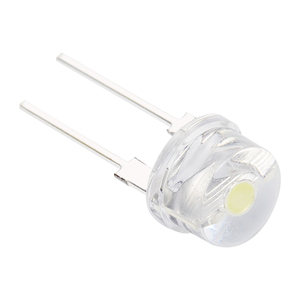 VanFun fabrika 8mm 5mm RGB LED diyot 2 Pin 3V giriş gerilimi ile lamba ampulü yuvarlak şekil yeşil ve mavi emisyon - Product Image 3