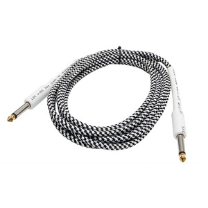 Di alta qualità toppa intrecciata strumento musicale cavo chitarra Audio buon prezzo tipo di corde