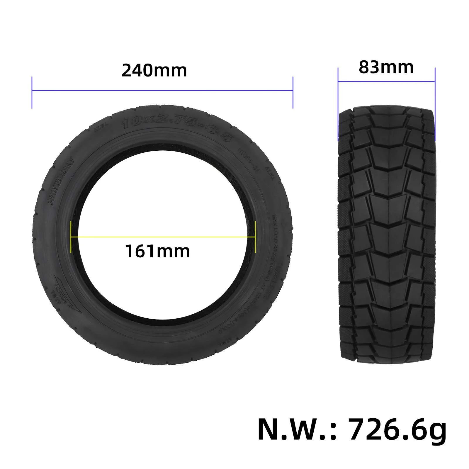 Pneu Tubeless à motif HD Shield 7338.1