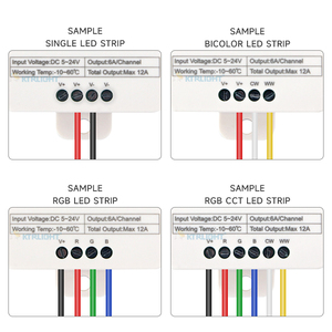 SP535E SP533E All In One LED Controller Wifi Alexa Google Home 4CH PWM SPI pixel WS2811 RGB FCOB LED striscia di controllo - Product Image 3