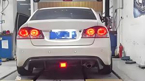 Honda CIVIC için geniş gövde kiti FD2 hissediyorum 2006 s-tarzı Pp otomatik vücut sistemleri araba arka difüzör dudak tampon parçası içerir - Product Image 2