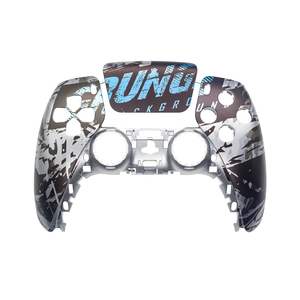 Casing pengontrol Game kustom DIY cangkang depan belakang Faceplate Touchpad pola Splash Grip casing belakang untuk penutup pengontrol PS5 - Product Image 1