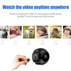 X7 迷你摄像头高清 1080p 夜视小微型视频手表 Wifi IP 摄像机身体与运动传感器微小针孔摄像机微型照像机 - Product Image 4