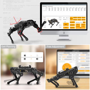 Робот Ros PuppyPi Pro Bionic, собака-робот с лидаром для слэма, построения карты и навигации, поддержка симуляции беседки