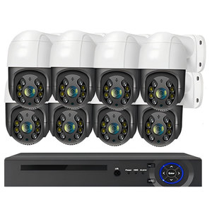 XMEye VMS 4mp 8mp 8CH POE PTZ闭路电视摄像机H.265 2k 4k Ai智能Ip POE PTZ安全摄像机系统PTZ闭路电视摄像机POE Nvr套件 - Product Image 1