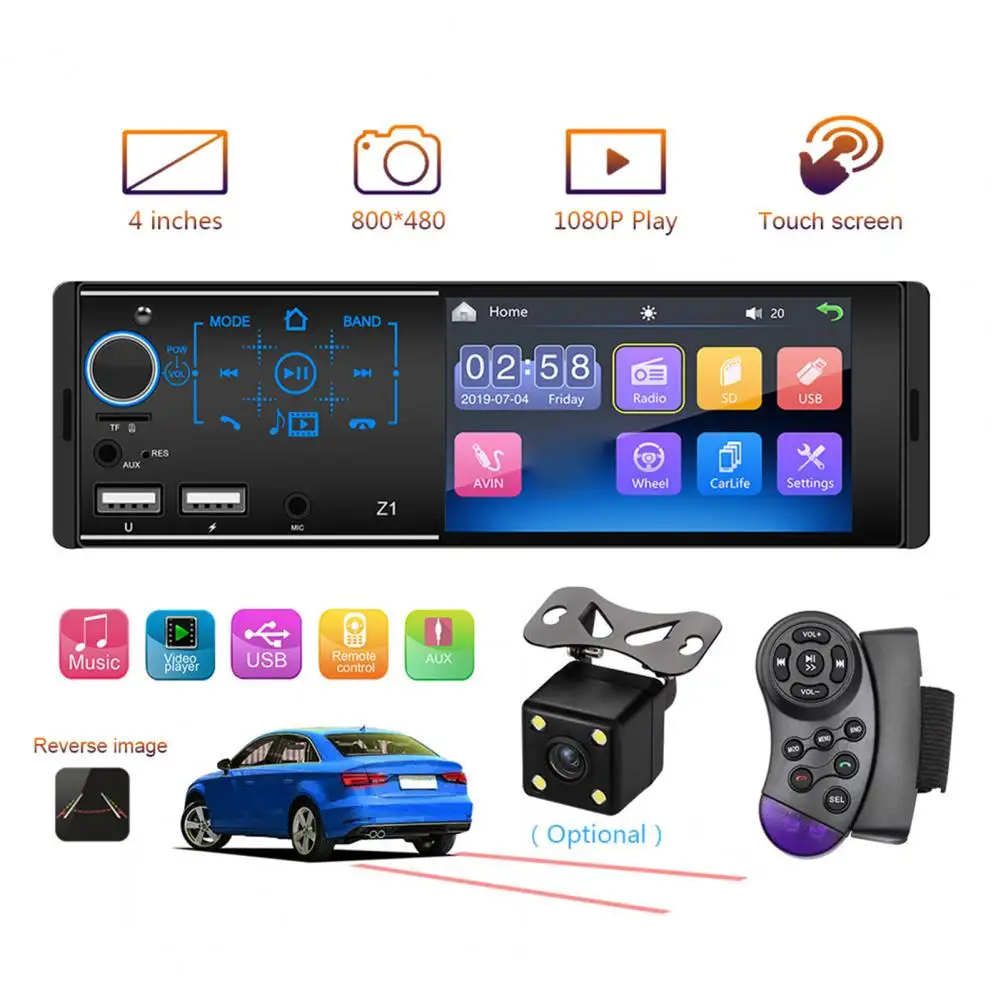 Universele Dubbele Usb-poort Auto MP3 MP4 MP5 Touch Screen Car Audio Stereo Multimedia Autoradio Spelers