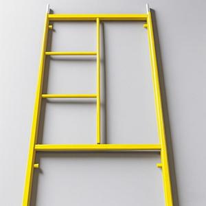 Andamio de acero galvanizado móvil de dos capas moderno para Taller de almacén y hotel con acceso de escalera - Product Image 2