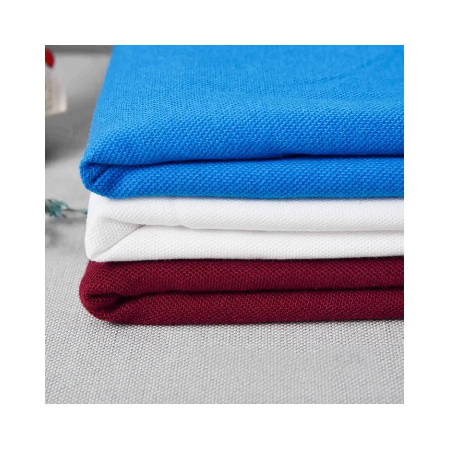 Thoải Mái Vải Dệt May Nguyên Liệu Chim Mắt Polo Áo Sơ Mi Vải Thời Trang 100% Polyester Pique Vải