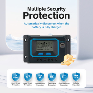 GCSOAR PWMソーラー充電コントローラ40A太陽エネルギーシステム用キャンプ装置ランタンやファン - Product Image 3