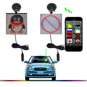 <span class=keywords><strong>LED</strong></span> P4 Voll farbiger Auto-Heckscheiben-Ausdrucks bildschirm Fabrik Auto-Ausdrucks licht <span class=keywords><strong>LED</strong></span>-Auto-Bildschirm Bluetooth-Fernbedienung modell