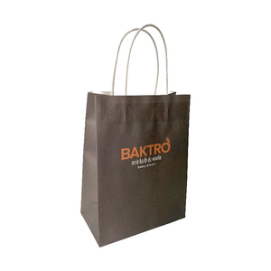 Çevre dostu restoran gıda ambalaj özel baskı bistro götürmek kağıt torba kraft kağıt torba - Product Image 5