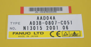 NEW A03B-0807-C051 <strong>ANALOG</strong> <strong>INPUT</strong> <strong>MODULE</strong> A03B08207C051 A03B-0807-C051 - Product Image 5
