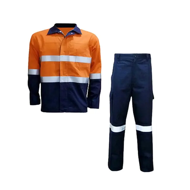 Camisas y pantalones de seguridad para trabajo de construcción, nuevo diseño, con cintas reflectantes Hi Vis