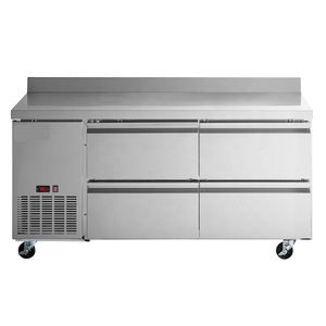 4 Drawers Stainless Steel Commercial Undercounter Fridge / Workbench <strong>Chiller</strong> /Under Bar Refrigerator