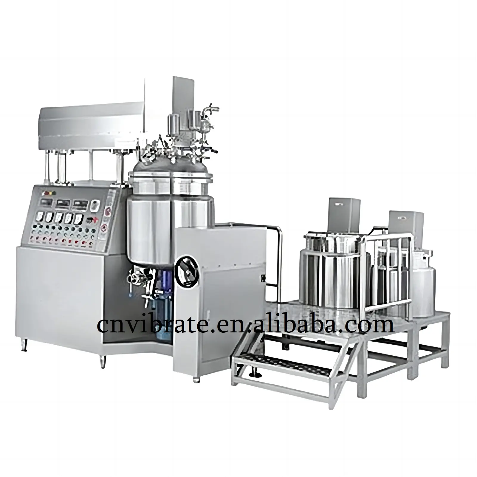 VBJX Stainless Steel Liquid Chocolate Honey Yogurt Ice Cream Spread Mixing Tank Machine Homogenizer With Agitator