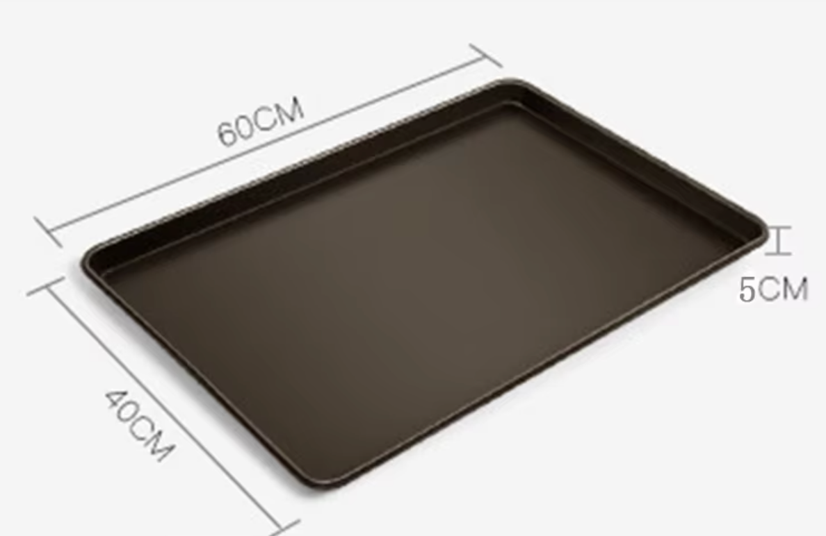 Aluminum alloy spray non-stick 60*40*5cm thickness 1.0mm 1.1kg