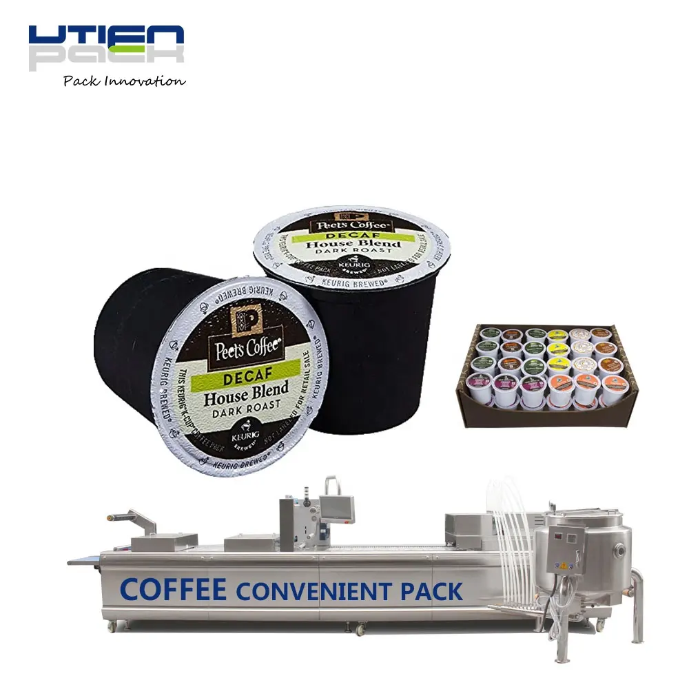 5k-10k all'ora confezionatrice sigillante per riempimento di cialde di capsule di caffè a porzione singola