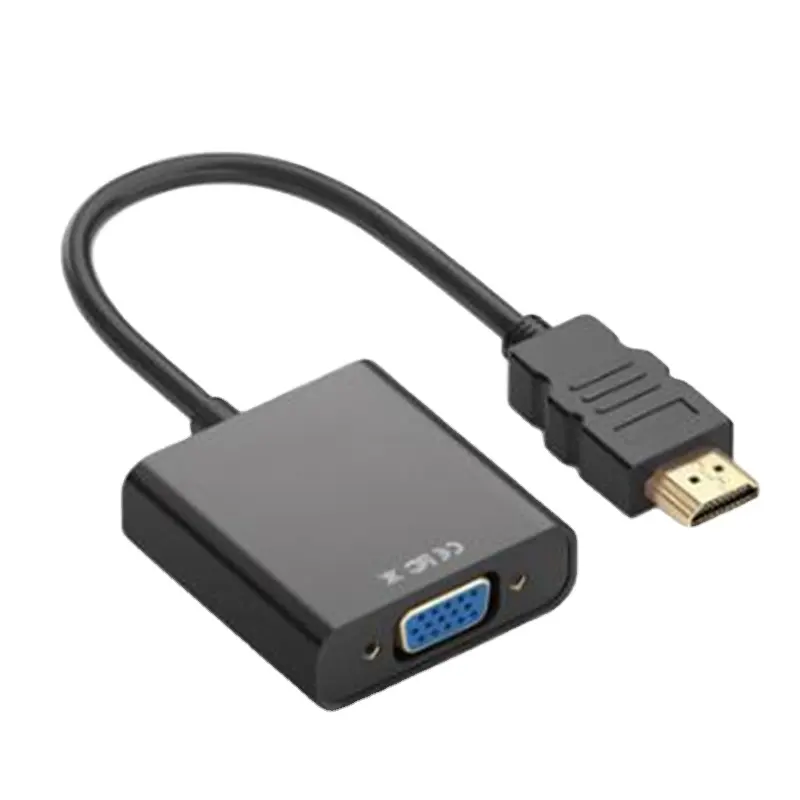 Di alta Qualità HDMI Audio Video Cavo A Buon Mercato Prezzo di 1080P HDMI a VGA Maschio a Femmina Adattatore Hdmi Vga adattatore