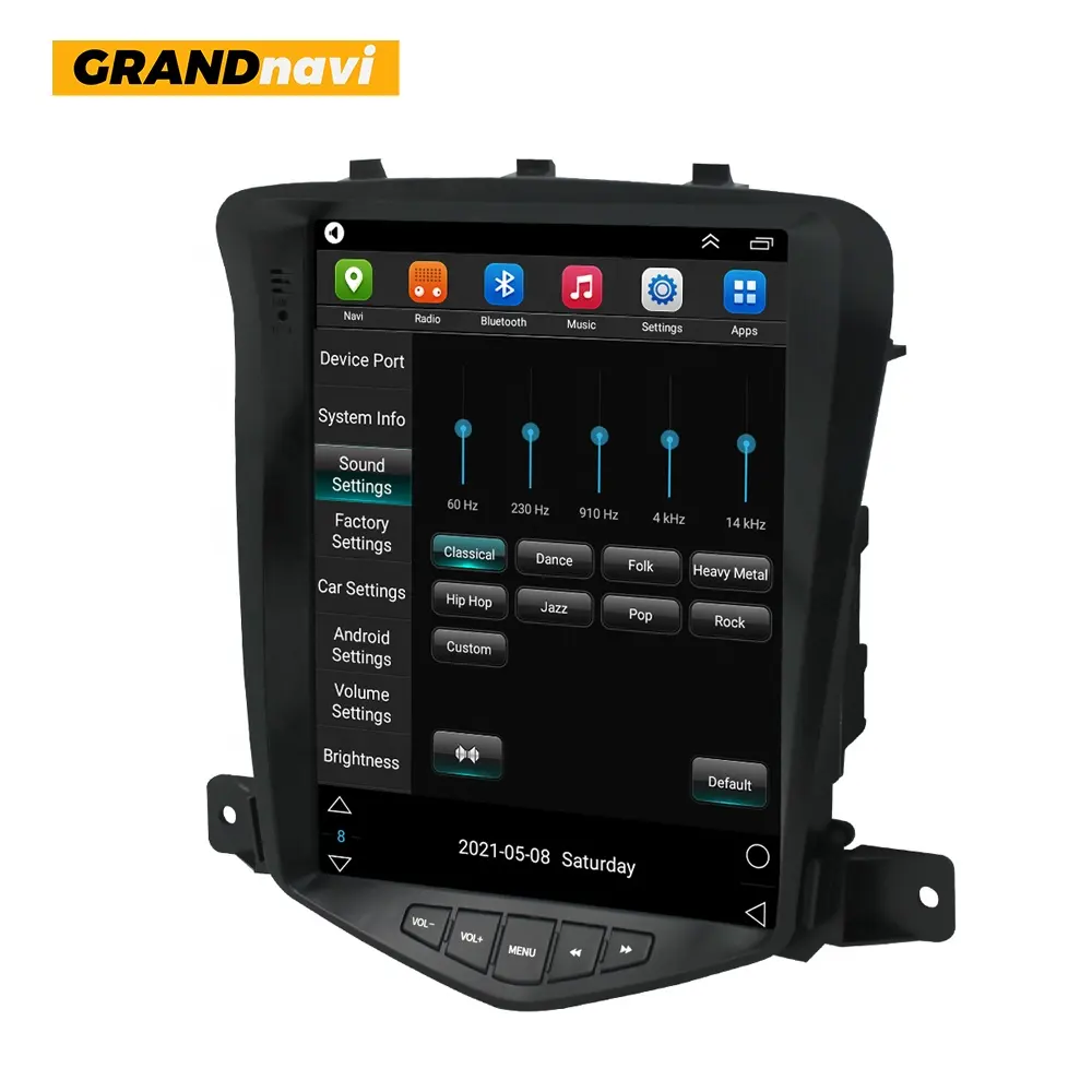 Autoradio Grandnavi système Android écran tactile Radio intelligente stéréo pour Pioneer Wireless Carplay Android Auto