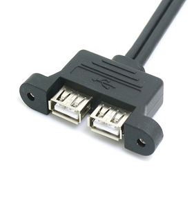 9-pin dişi kablo anakart için çift usb 2.0 a dişi, 0.3m, 0.5m bilgisayar anakartı - Product Image 4