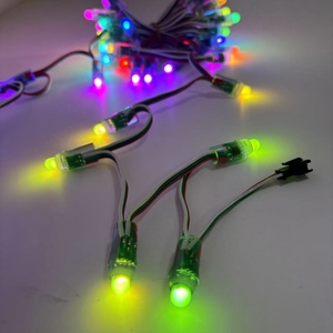 DC 5V WS2811 IC-geregelte Bullet-LED-Pixel knoten Verbinden Sie das RGB-LED-Pixel licht in Voll farben mit klaren Linsen Ws2811-LED-Modulen - Product Image 3
