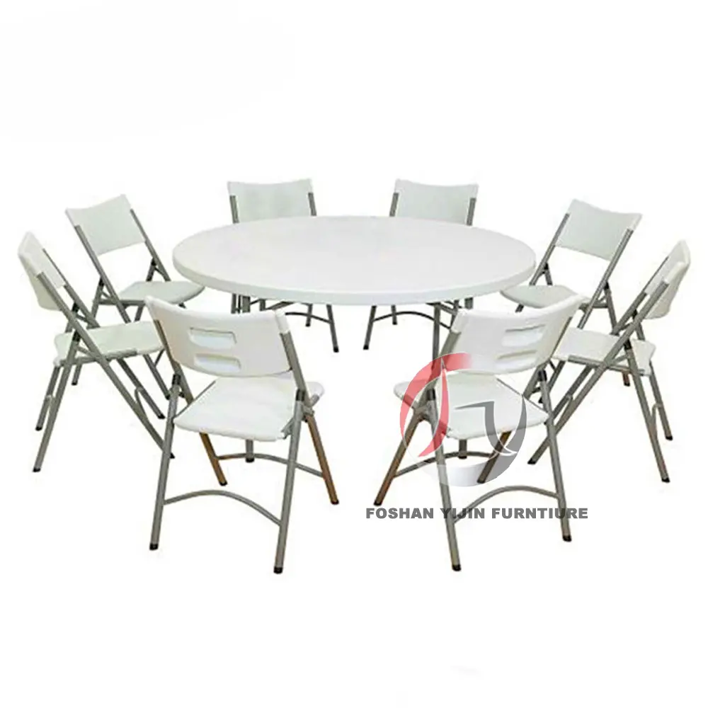 Barbecue party used outdoor portable folding table and chair plastic leisure office training meeting chair