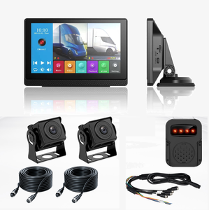 Pantalla táctil AI de 10 pulgadas 4K Quad Universal Pantalla dividida Sistema de grabadora de video 4 canales Cámara de salpicadero Punto ciego Coche Caja negra - Product Image 5