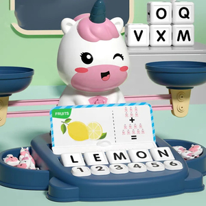 Jinying <span class=keywords><strong>New</strong></span> arrivals giáo dục sớm đếm trò chơi quy mô đồ chơi mát mẻ phim hoạt hình động vật toán số cân bằng cho trẻ em - Product Image 2