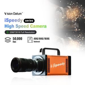 Obturador global iSpeedy 2048*1024 2.09MP 50000Fps Adaptável GigE CMOS Máquina de visão câmera de alta velocidade para pesquisa de descarga