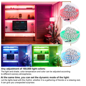 SP601E Scenex App 5-24V Dual Output Music Timing Magic Colorful Strip Light BLE Pixel LED Controller With 16keys <strong>IR</strong> <strong>Remote</strong>