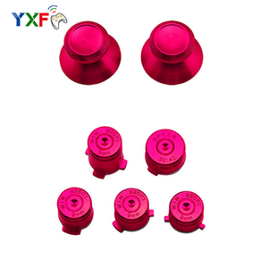 Per Controller Xbox 360 Kit Mod in metallo in alluminio levette levette Joystick proiettile analogico pulsanti guida ABXY sostituisci - Product Image 2