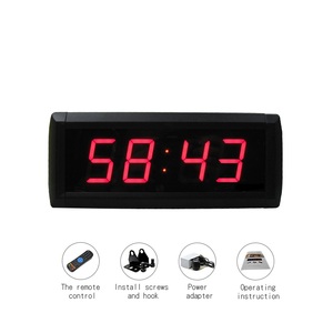 Design moderno multifunzionale 4 cifre 1.8 pollici conto alla rovescia orologio singolo lato 7 segmento Display digitale LED coutup Timer - Product Image 5